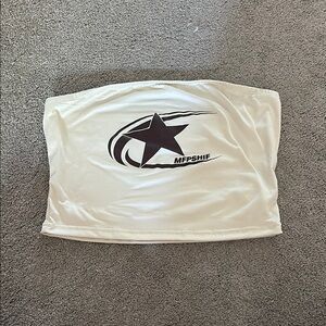 SHEIN Cream Tube Top